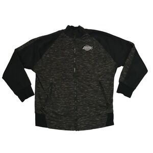 NBA Los Angeles Lakers Mens Size M Full Zip‎ Mock Neck Long Sleeve Sweater